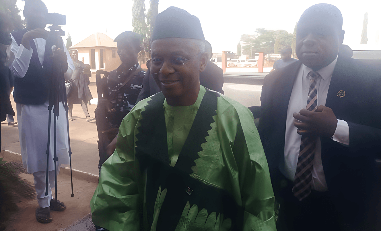 Drama in Kaduna as El-Rufai Storms Court Under Heavy Security, Journalists Blocked from Trial