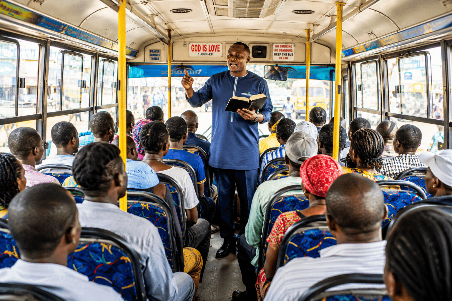 Bus Preaching Row Deepens as Senate Issues Clarification Says ‘It Is Not a New Law’