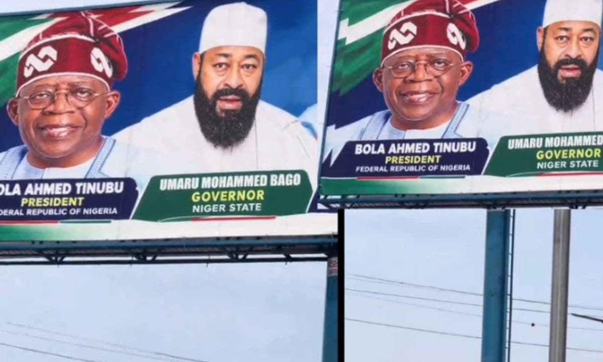 “You’re Forcing Yourself on Nigerians” — Electric Fence Around Tinubu, Bago Billboard Sparks Online Debate